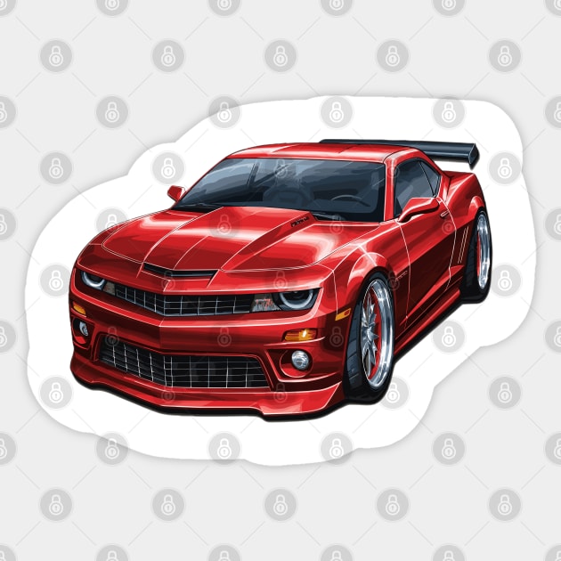 2001 Camaro SS Sticker by remixer2020